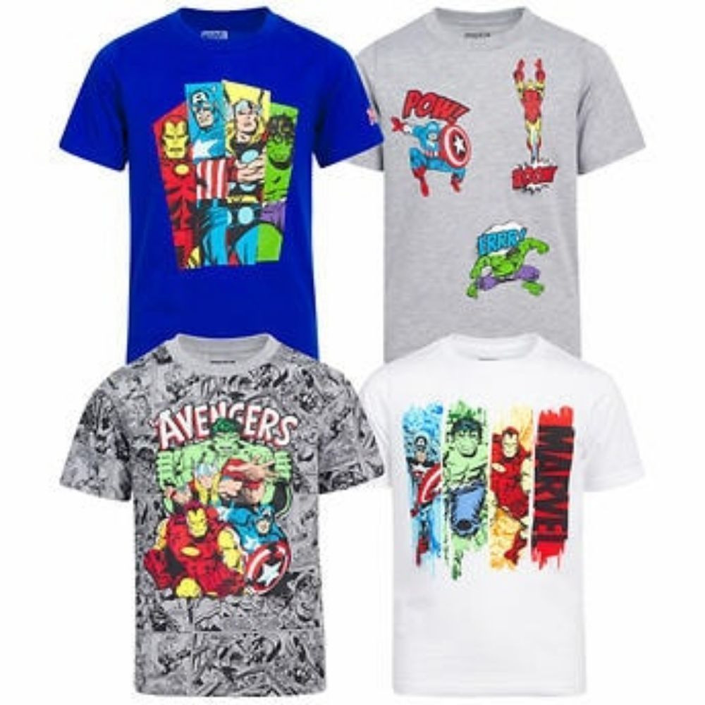 Avengers Kids' 4-pack Tee